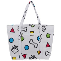 Zip Up Canvas Bag 