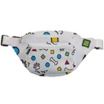 Dog Paw Seamless Pattern Footprint Bone Fanny Pack