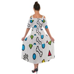 Shoulder Straps Boho Maxi Dress  