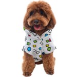 Dog Paw Seamless Pattern Footprint Bone Dog Coat