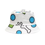 Dog Paw Seamless Pattern Footprint Bone Bucket Hat