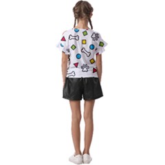 Kids  Cut Out Flutter Sleeves 