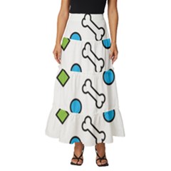 Tiered Ruffle Maxi Skirt 