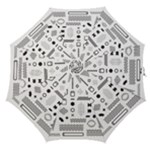 Pattern Hipster Abstract Form Geometric Line Variety Shapes Polkadots Fashion Style Seamless Straight Umbrellas