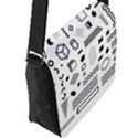 Flap Closure Messenger Bag (L) 