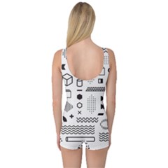 One Piece Boyleg Swimsuit 
