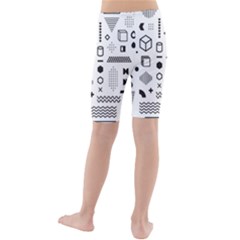 Kids  Mid Length Swim Shorts 