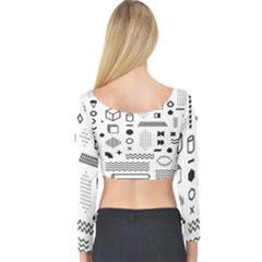 Long Sleeve Crop Top 