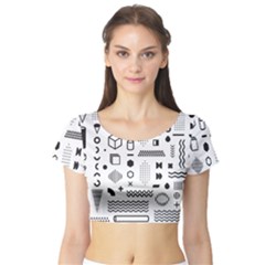 Short Sleeve Crop Top 