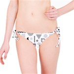 Pattern Hipster Abstract Form Geometric Line Variety Shapes Polkadots Fashion Style Seamless Bikini Bottoms