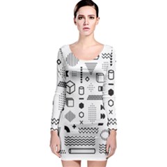 Long Sleeve Bodycon Dress 