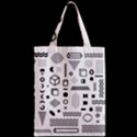 Zipper Classic Tote Bag 