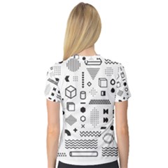 V-Neck Sport Mesh T-Shirt 