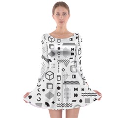 Long Sleeve Skater Dress 