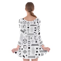 Long Sleeve Skater Dress 