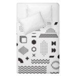 Pattern Hipster Abstract Form Geometric Line Variety Shapes Polkadots Fashion Style Seamless Duvet Cover Double Side (Single Size)