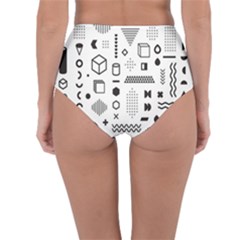 Reversible High-Waist Bikini Bottoms 