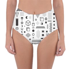Reversible High-Waist Bikini Bottoms 