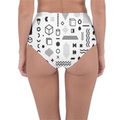 Reversible High-Waist Bikini Bottoms 