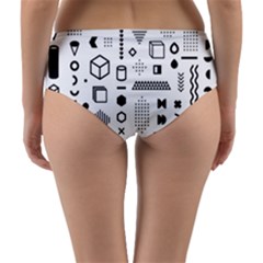 Reversible Mid-Waist Bikini Bottoms 