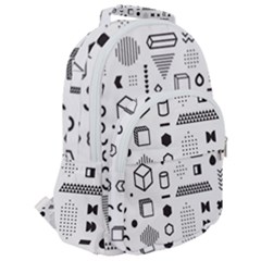 Rounded Multi Pocket Backpack 