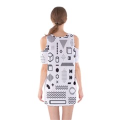 Shoulder Cutout One Piece Dress 