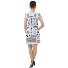 Drawstring Hooded Dress 