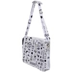 Pattern Hipster Abstract Form Geometric Line Variety Shapes Polkadots Fashion Style Seamless Cross Body Office Bag