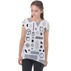 Cap Sleeve High Low Top 