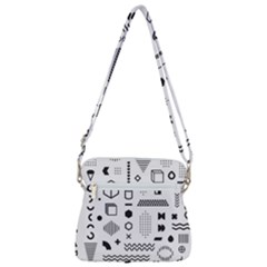 Zipper Messenger Bag 