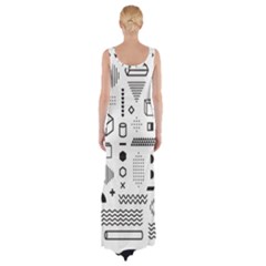 Thigh Split Maxi Dress 
