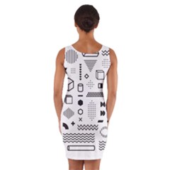 Wrap Front Bodycon Dress 