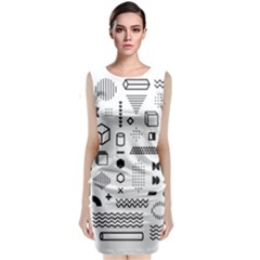 Classic Sleeveless Midi Dress 