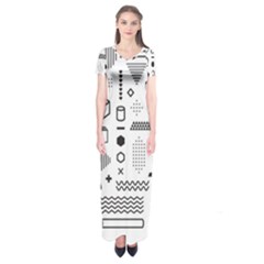 Short Sleeve Maxi Dress 