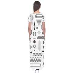 Short Sleeve Maxi Dress 