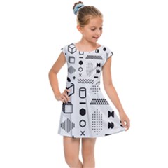 Kids  Cap Sleeve Dress 
