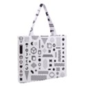 Zipper Medium Tote Bag Front