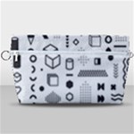 Pattern Hipster Abstract Form Geometric Line Variety Shapes Polkadots Fashion Style Seamless Handbag Organizer
