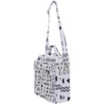 Pattern Hipster Abstract Form Geometric Line Variety Shapes Polkadots Fashion Style Seamless Crossbody Day Bag