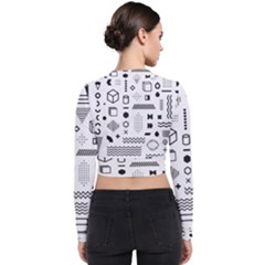 Long Sleeve Zip Up Bomber Jacket 