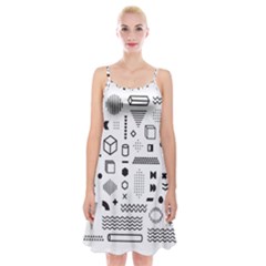 Spaghetti Strap Velvet Dress 
