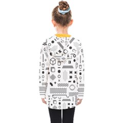 Kids  Double Breasted Button Coat 