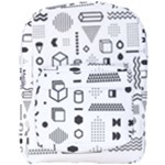 Pattern Hipster Abstract Form Geometric Line Variety Shapes Polkadots Fashion Style Seamless Full Print Backpack