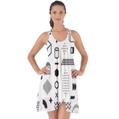Show Some Back Chiffon Dress 