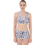 Pattern Hipster Abstract Form Geometric Line Variety Shapes Polkadots Fashion Style Seamless Work It Out Gym Set