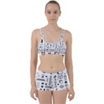 Pattern Hipster Abstract Form Geometric Line Variety Shapes Polkadots Fashion Style Seamless Perfect Fit Gym Set