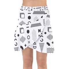 Wrap Front Skirt 