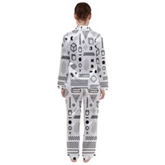 Women s Long Sleeve Satin Pajamas Set 