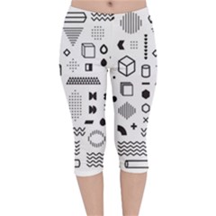 Velvet Capri Leggings  