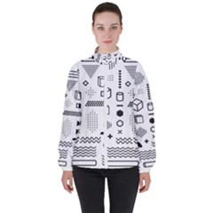 Women s High Neck Windbreaker 